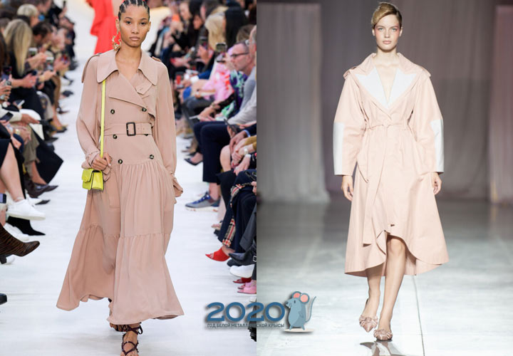 пальто-платье сезона весна-лето 2020