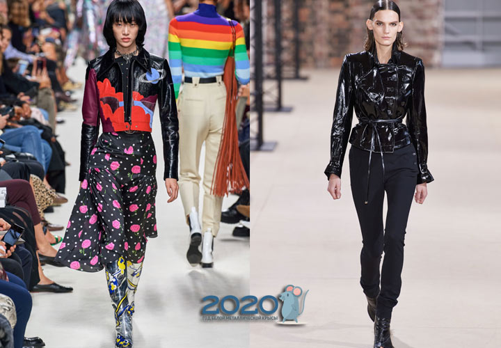 Трендовые кожаные куртки весны 2020 года