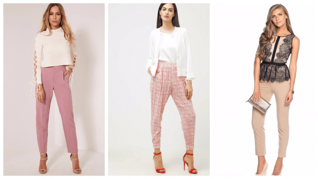 Модные женские брюки осень-зима 2019 2020: розовые бежевые
