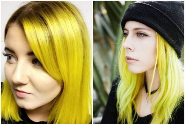 тренды 2019 2020 волосы: желтый цвет