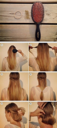 Як швидко зібрати середнє волосся у зачіску