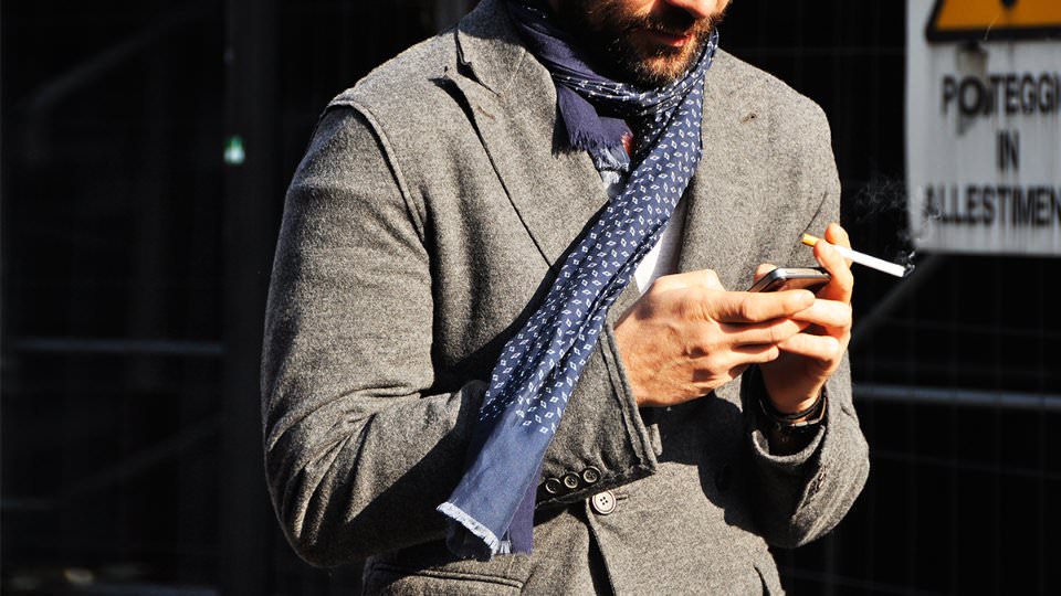 Как завязать мужской шарф разными способами