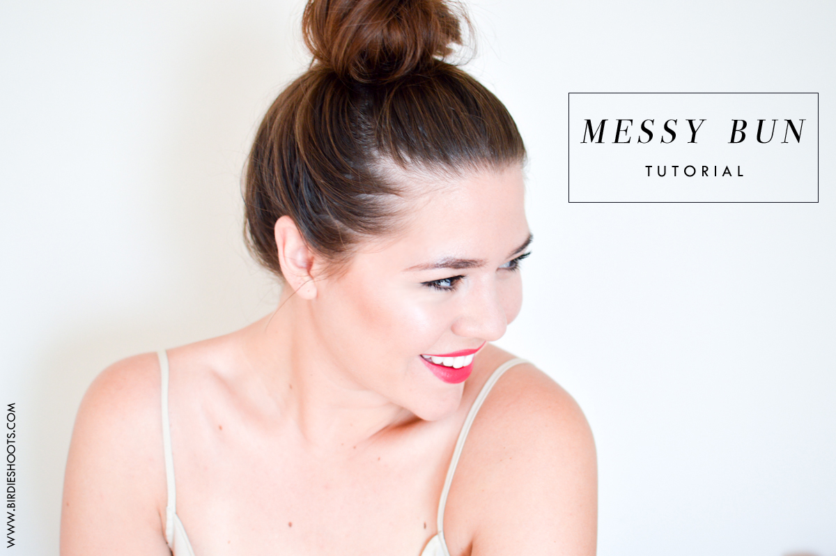 13 messy bun tutorial