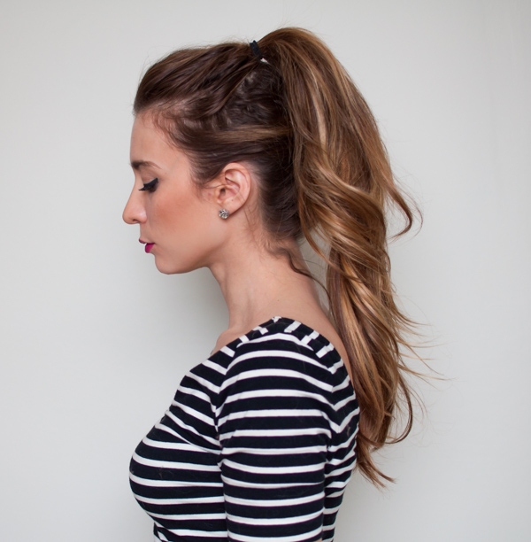 3 extra long diy ponytail