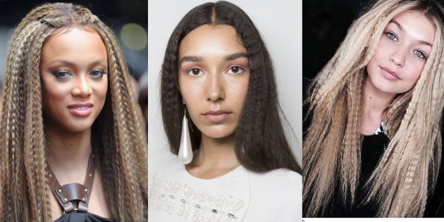 Модные женские причёски 2019: сглаженная завивка-гофре