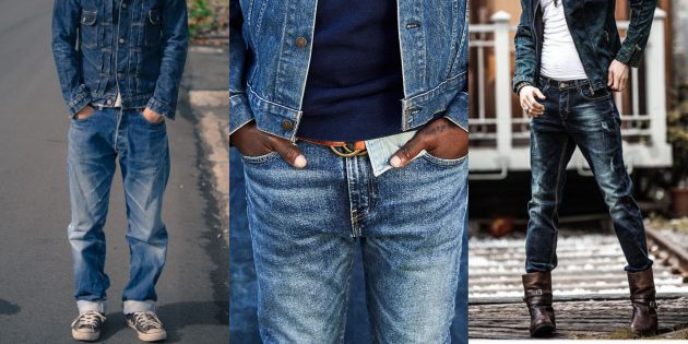 Винтажные потёртые джинсы для мужчин — 2019