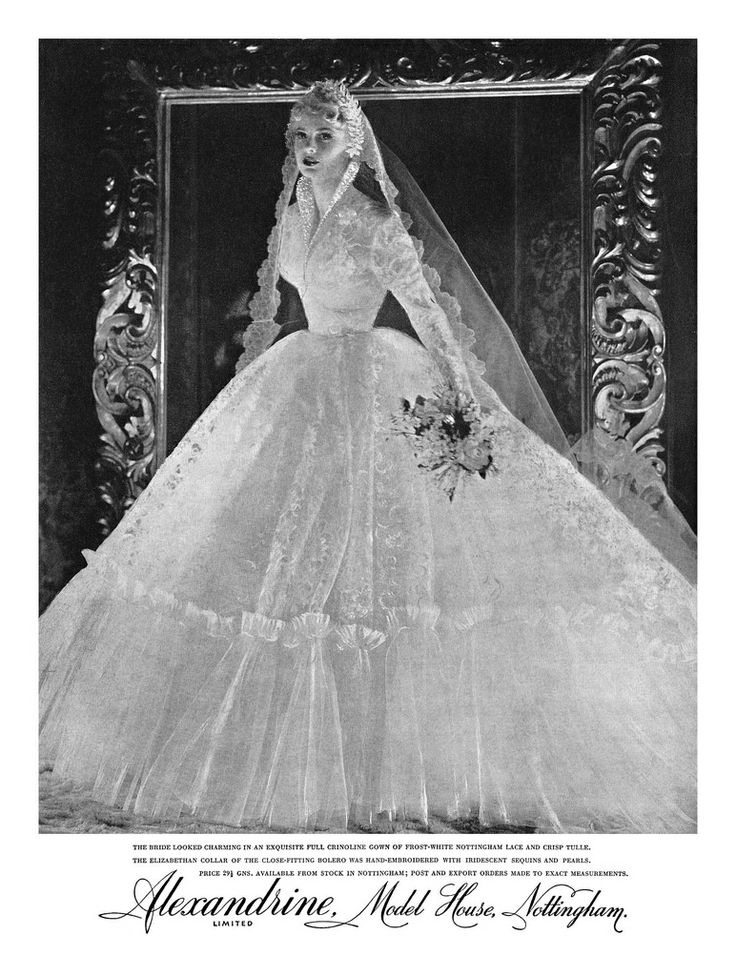 Подборка свадебных платьев разных эпох, фото № 34
