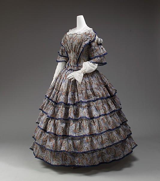 Зимние платья XIX века, фото № 8