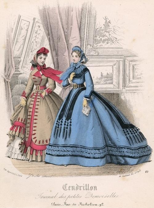 Зимние платья XIX века, фото № 10