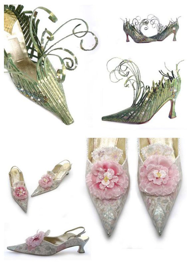 Цветы, подвески, стразы: потрясающие варианты праздничного декора обуви, фото № 40