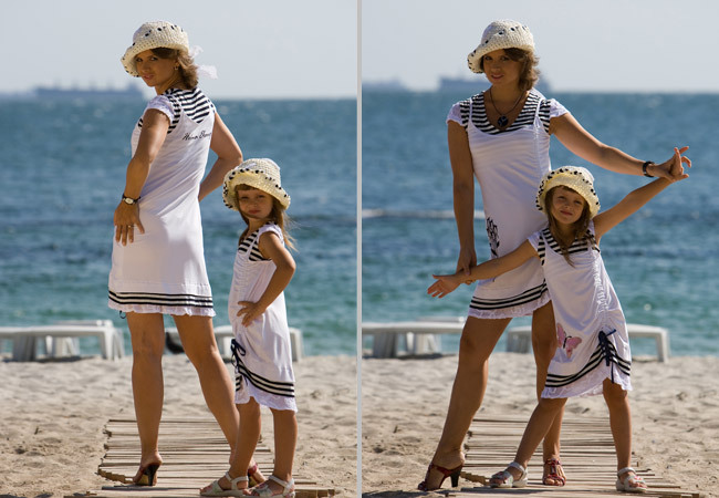 Модный тренд сезона — мама и дочка в одинаковой одежде, фото № 10