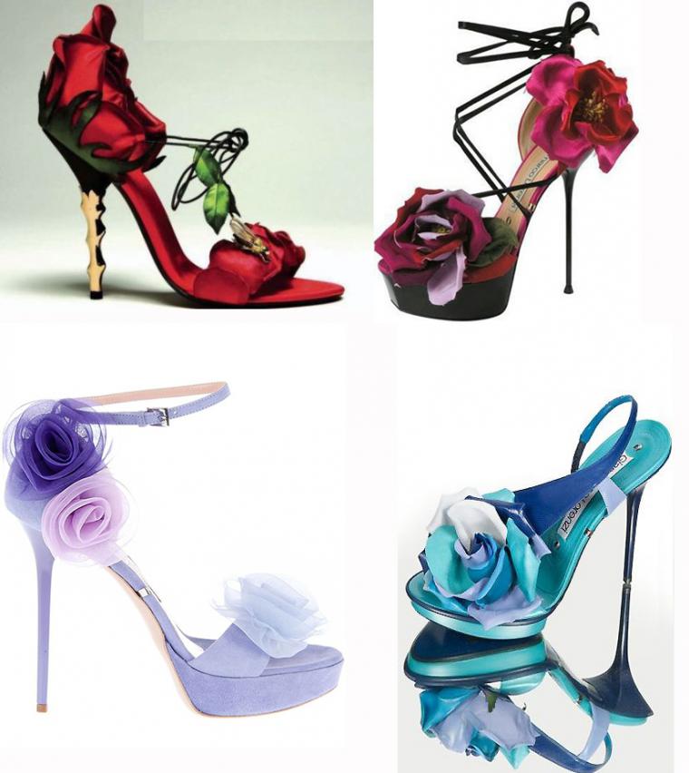 Цветы, подвески, стразы: потрясающие варианты праздничного декора обуви, фото № 2