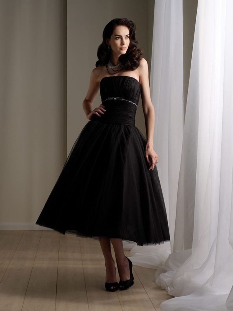 Чёрное свадебное платье — стильно, изящно, благородно, фото № 26
