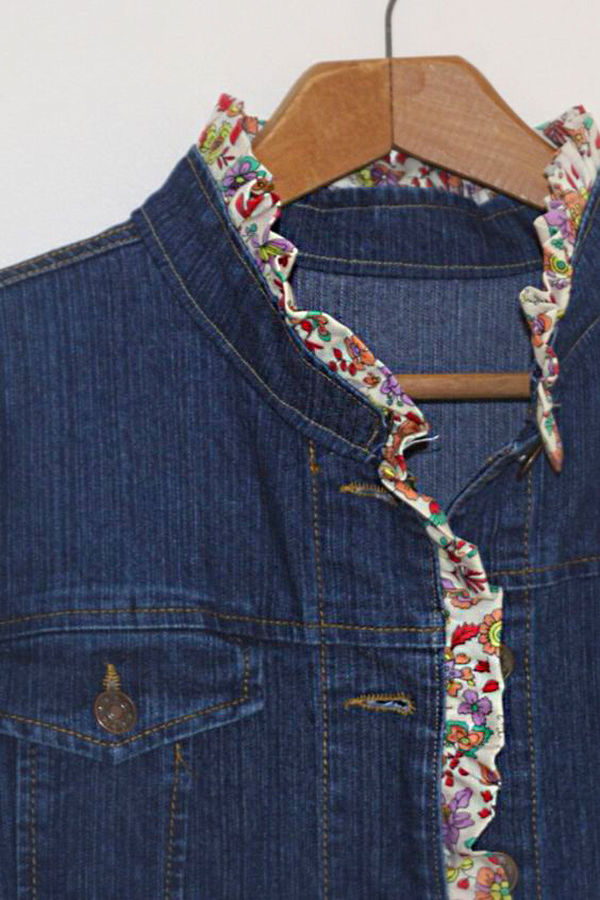 Многообразный декор джинсовых курток: 50 интересных вариантов, фото № 40