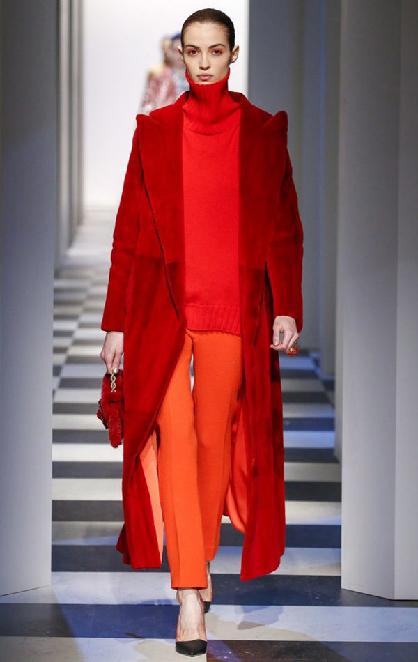 Модные пальто 2018. Тренд № 1: Lady in Red, фото № 10