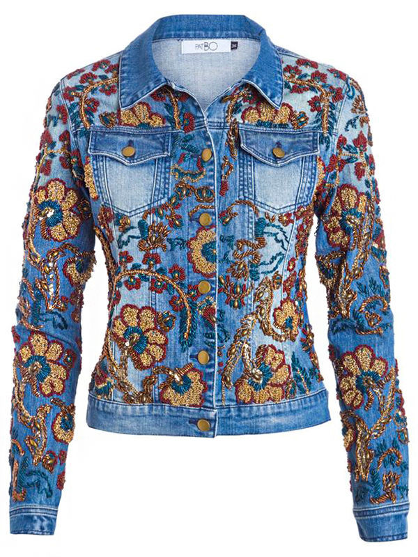 Многообразный декор джинсовых курток: 50 интересных вариантов, фото № 5