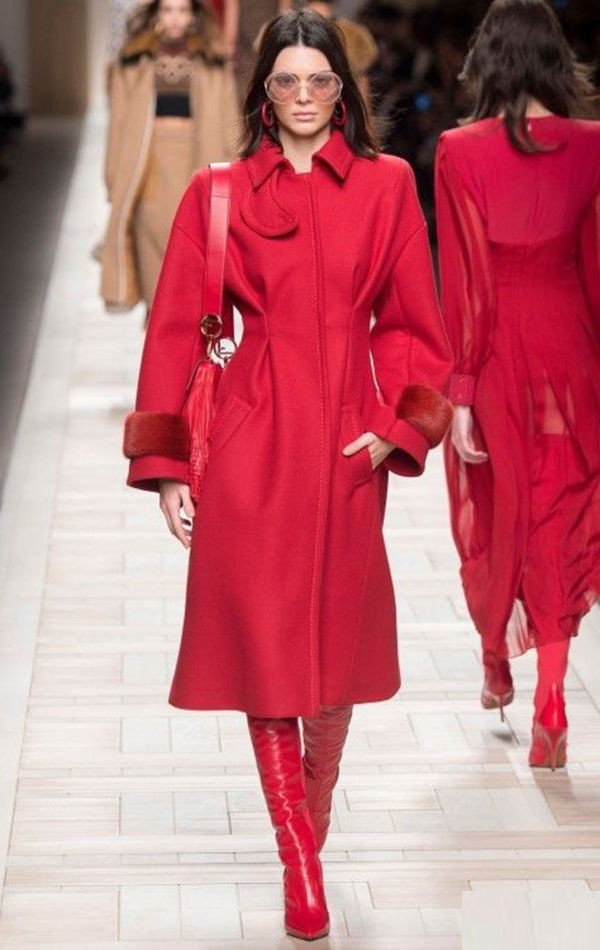 Модные пальто 2018. Тренд № 1: Lady in Red, фото № 16
