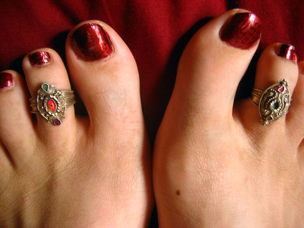 Кольца на пальцах ног для красоты и сексапильности, фото № 13