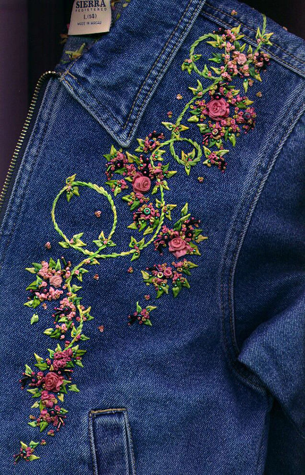 Многообразный декор джинсовых курток: 50 интересных вариантов, фото № 2