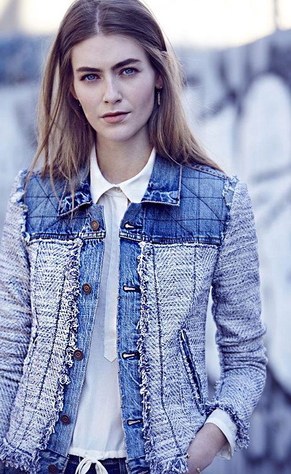 Многообразный декор джинсовых курток: 50 интересных вариантов, фото № 43