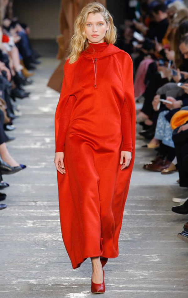 Модные пальто 2018. Тренд № 1: Lady in Red, фото № 9