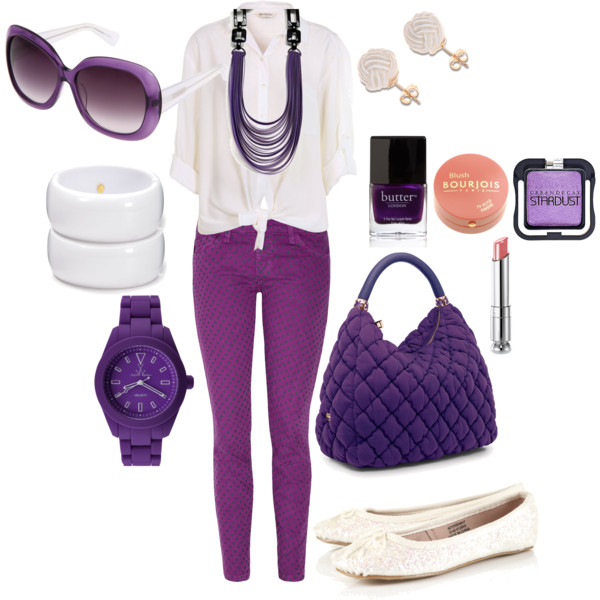 Фиолетовый комплект