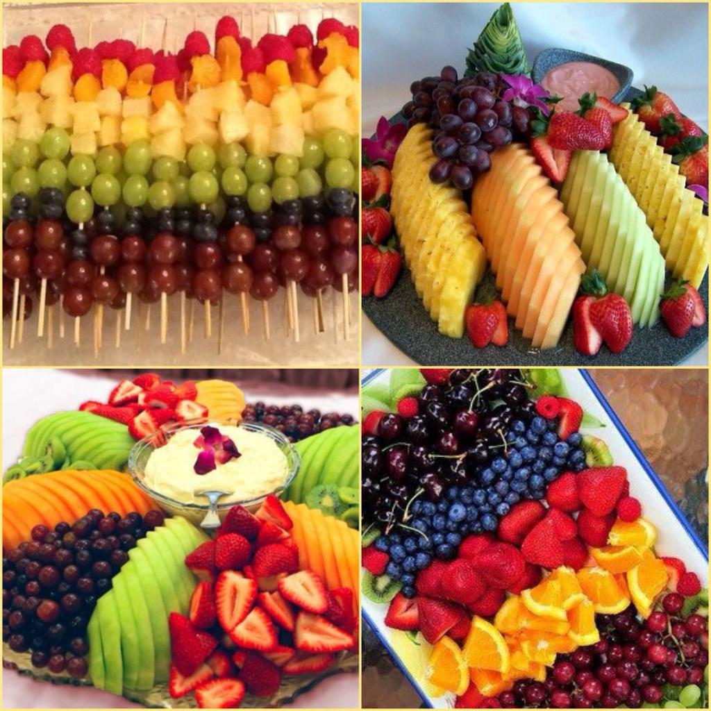 как украшать фрукты