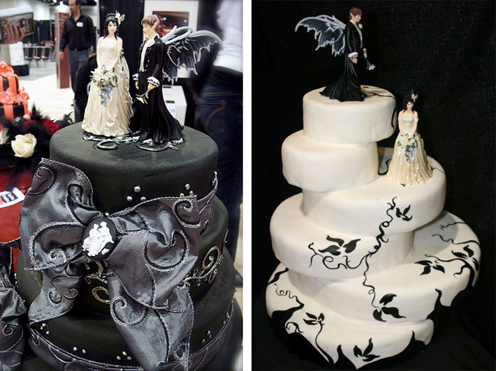 Нестандартный свадебный торт