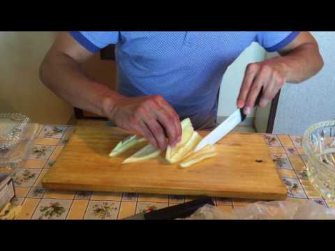 Как порезать болгарский перец