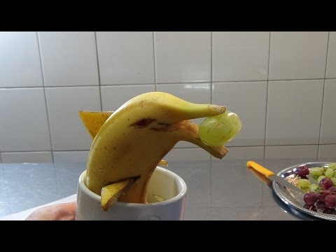 Как сделать дельфина из банана Фруктовый мастер Fruitm
