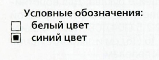 Руководствуемся этими условными обозначениями