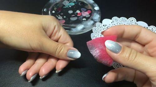 Как делать градиент на ногтях гель-лаком губкой. Делаем красивый градиент гель-лаком губкой