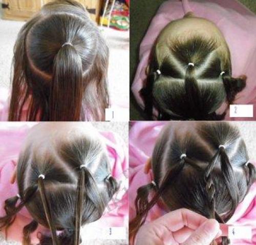 Прически на тонкие волосы для девочек. Прически на короткие волосы 23