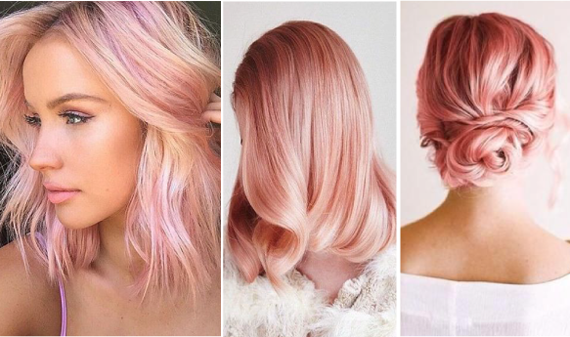 Модный цвет волос 2016 Розовый Кварц