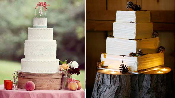 красиве необычные свадебные торты