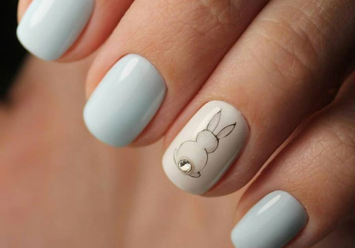 Дизайн коротких ногтей гель-лаками