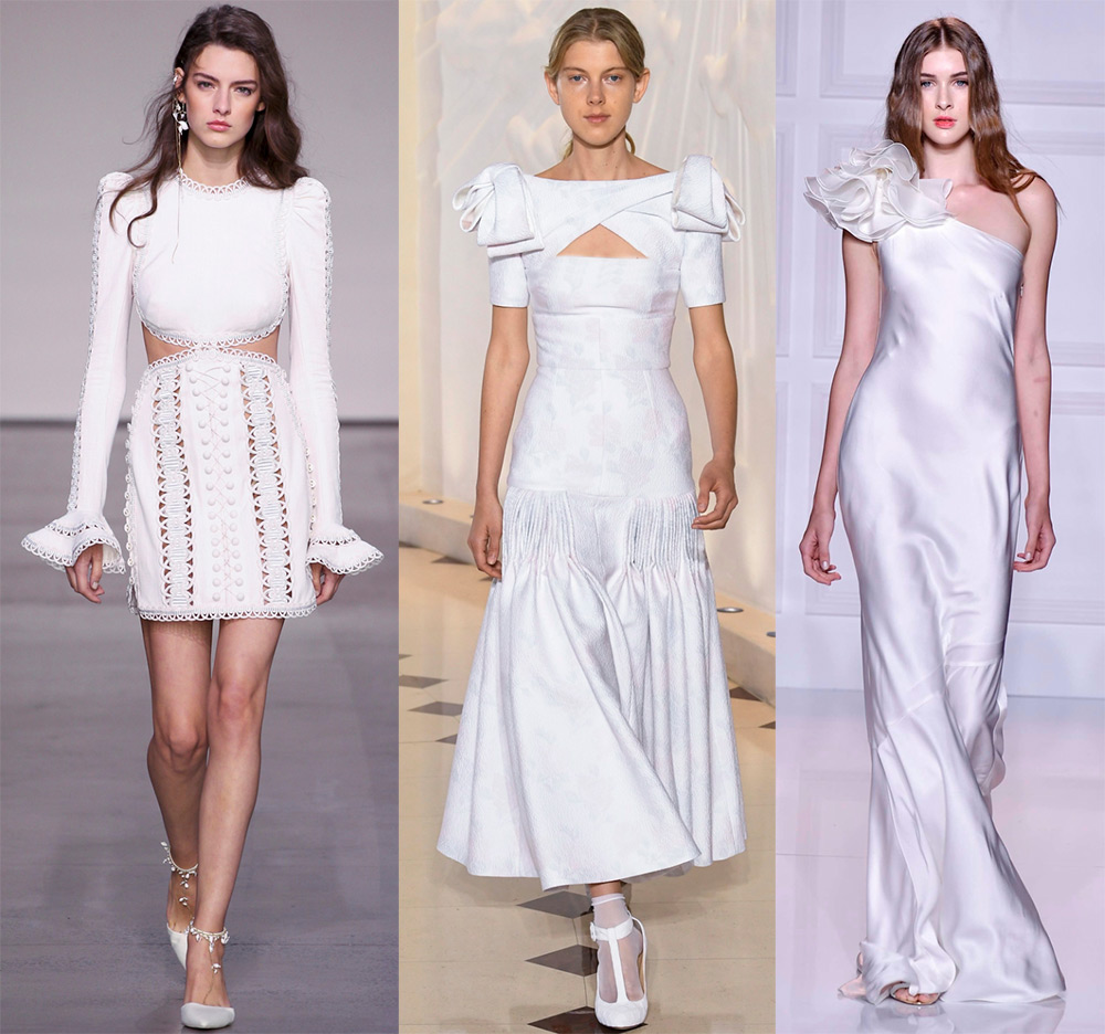 Белые платья на весну и лето