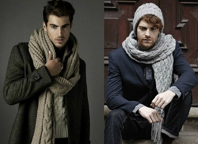Длинные шарфы для мужчин