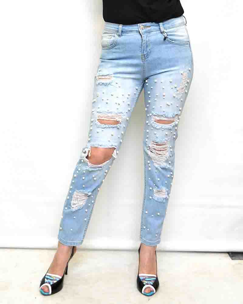 Рваные джинсы для женщин