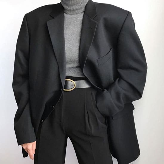 Образы с черным пиджаком для женщин