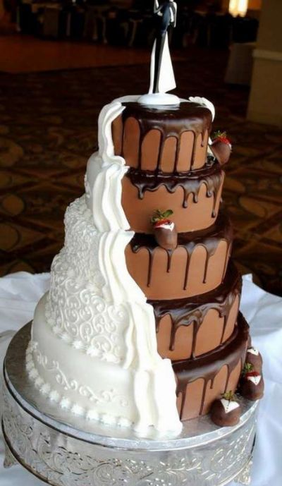 Прикольные картинки торты на свадьбу   идеи с фото (4)