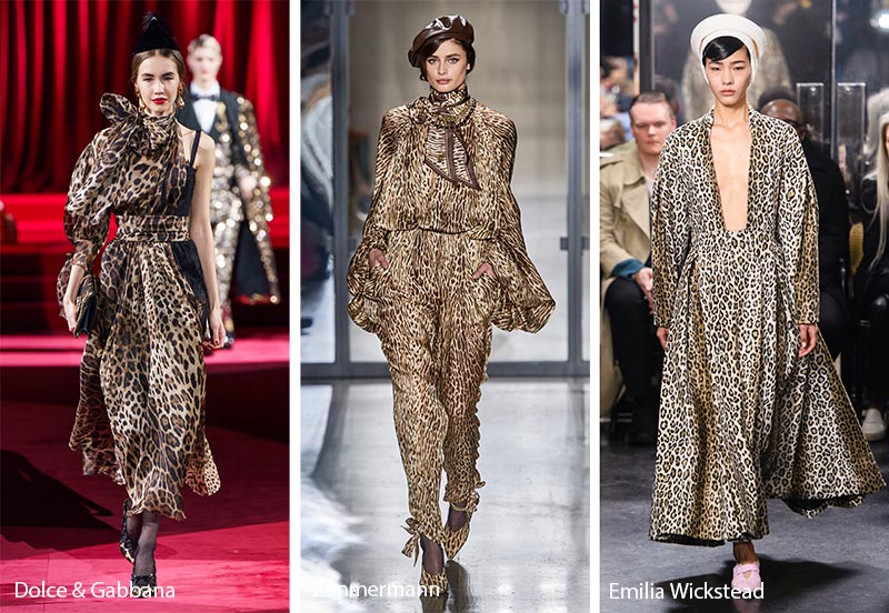 Модные принты осень-зима 2019-2020: леопардовый узор