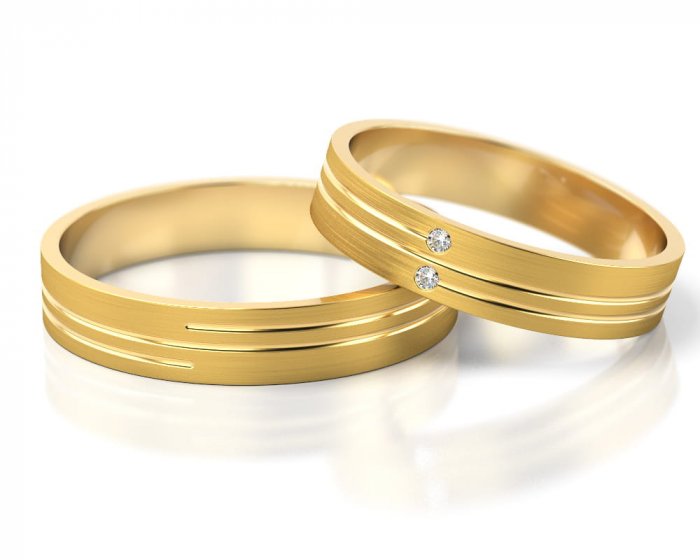 Минималистическое кольцо с брилиантами