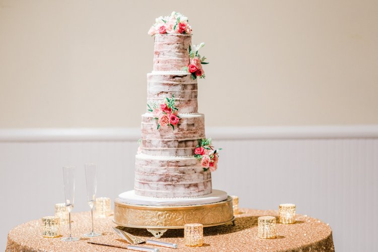 Голые свадебные торты