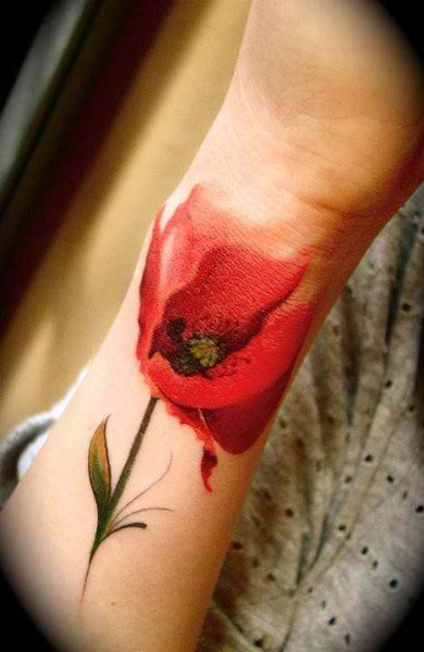 Татуировка цветы