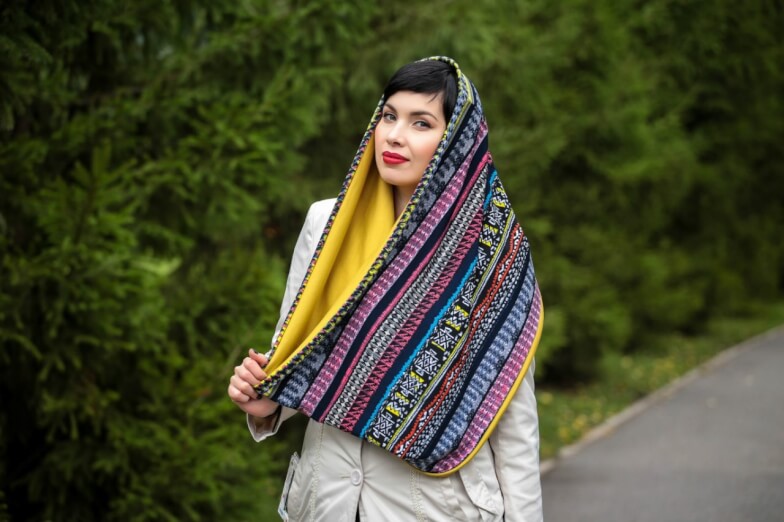 Шапка-шарф - Как носить