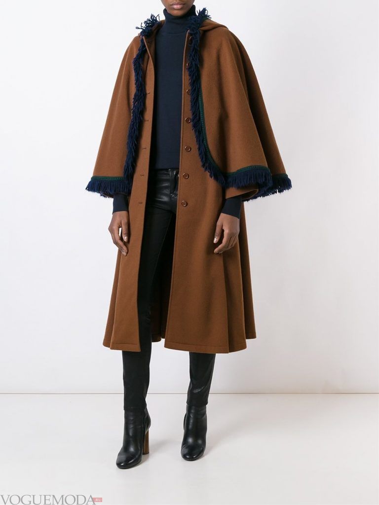 Верхняя одежда осень зима 2019 2020: модное пальто мокко