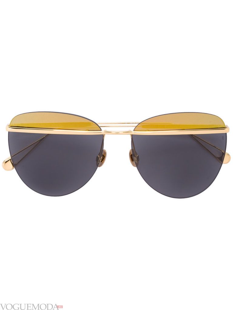 уличная мода солнцезащитные очки двухцветные