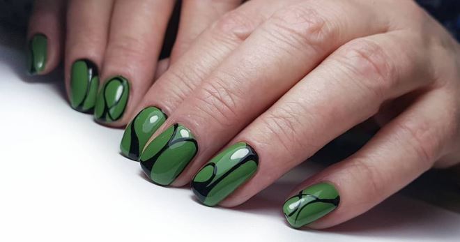Зеленый маникюр – модные тенденции и тренды для ногтей любой длины