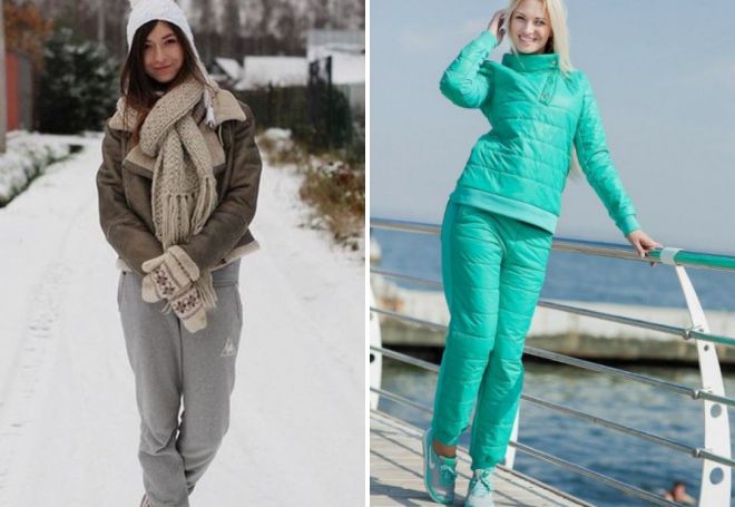 зимние спортивные брюки для женщин